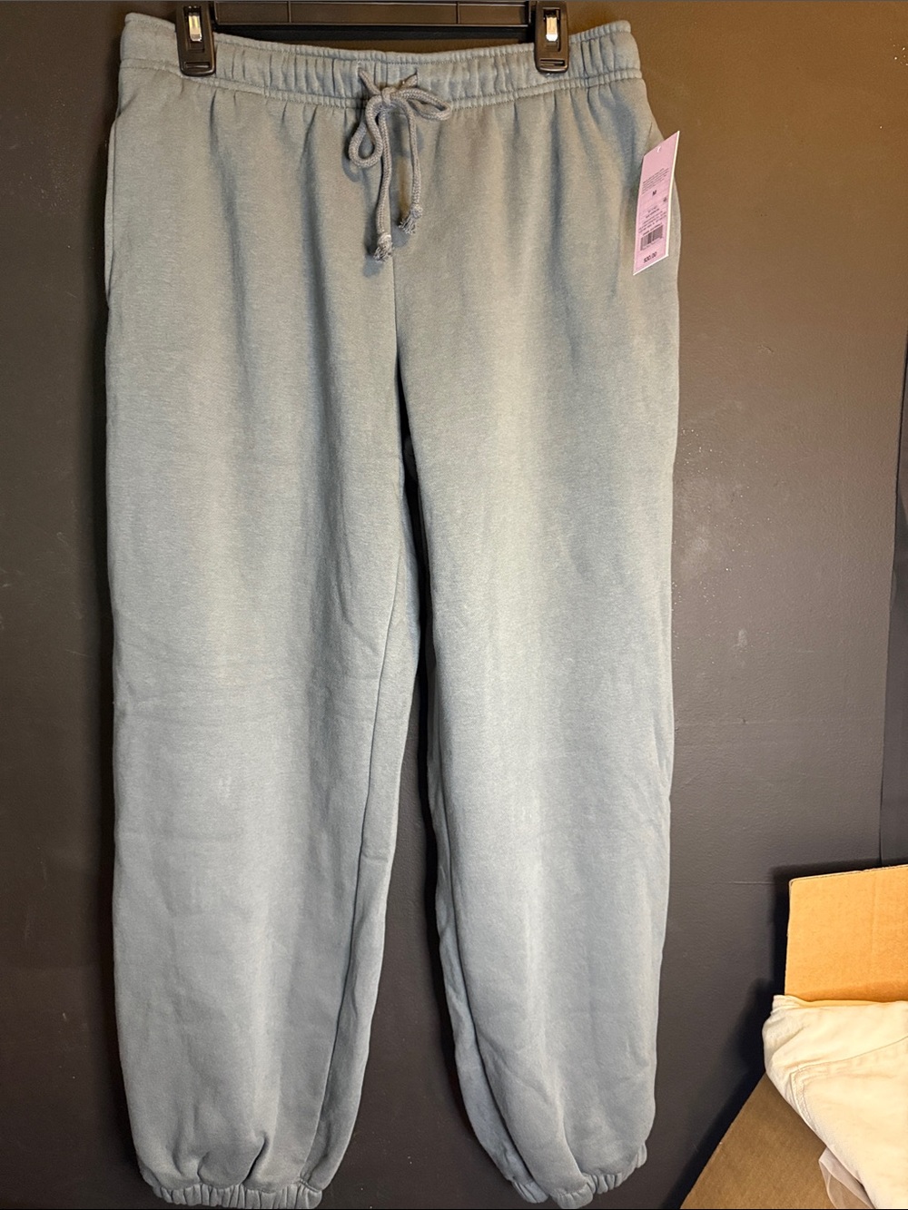 Wild fable Light Blue Fleece Jogger Sweatpants size M - Drawstring Waist